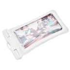 TPU Universal Floating Waterproof Phone Bag Pouch Cover with Lanyard for Below 7.2‑inch PhoneWhite