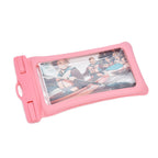 TPU Universal Floating Waterproof Phone Bag Pouch Cover with Lanyard for Below 7.2‑inch PhonePink