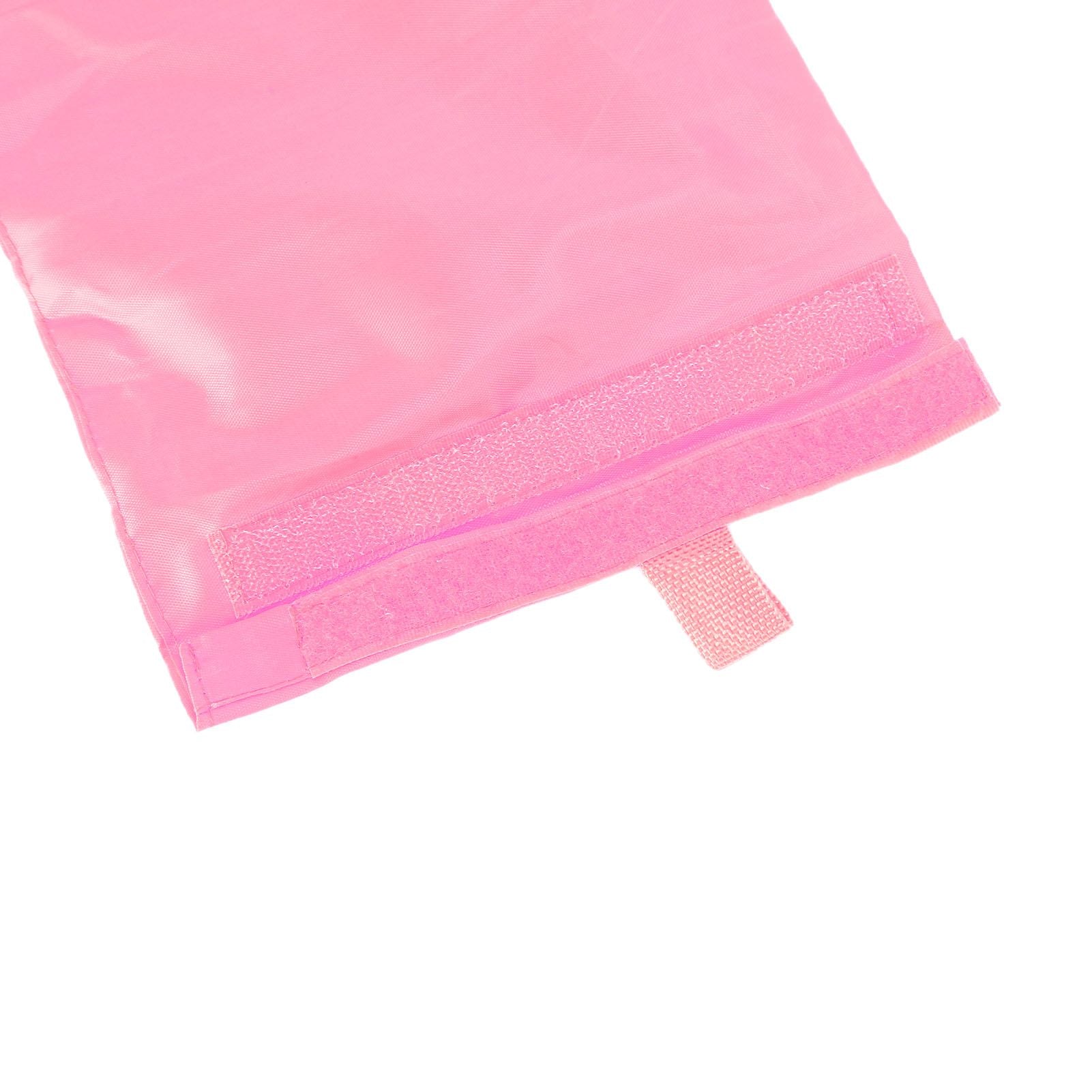 Multifunctional Car Waste Bin Garbage Bag Back Seat Hanging Storage Bag Travel Organizer HolderPink