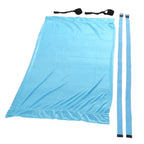 Yoga Hammock Handstand Split Leg Stretchable Training Portable Elastic Aerial Hammock for HomeSky Blue