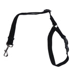 Dog Seatbelt Nylon Black Adjustable Professional Durable Car Safety Harness Pet SuppliesBlack