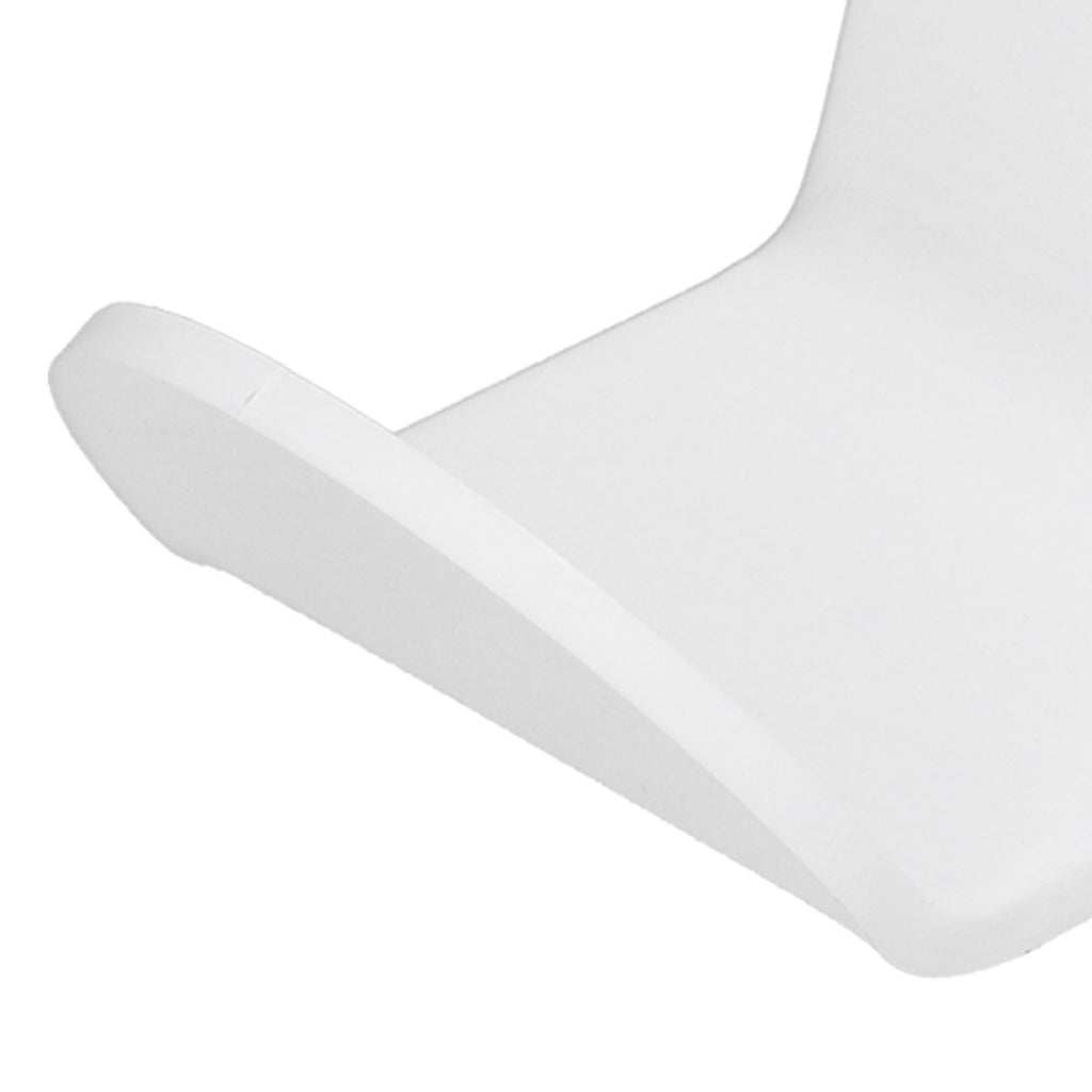 2pcs Game Controller Stand White Acrylic Durable Gamepad Holder with Wire Clamp for Gamepad Headphone Organizing