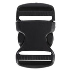 5Pcs Quick Release Buckle Plastic Dual Adjustable Strap Buckles Replacement DIY Craft for Backpack BlackFor 20mm Width Strap