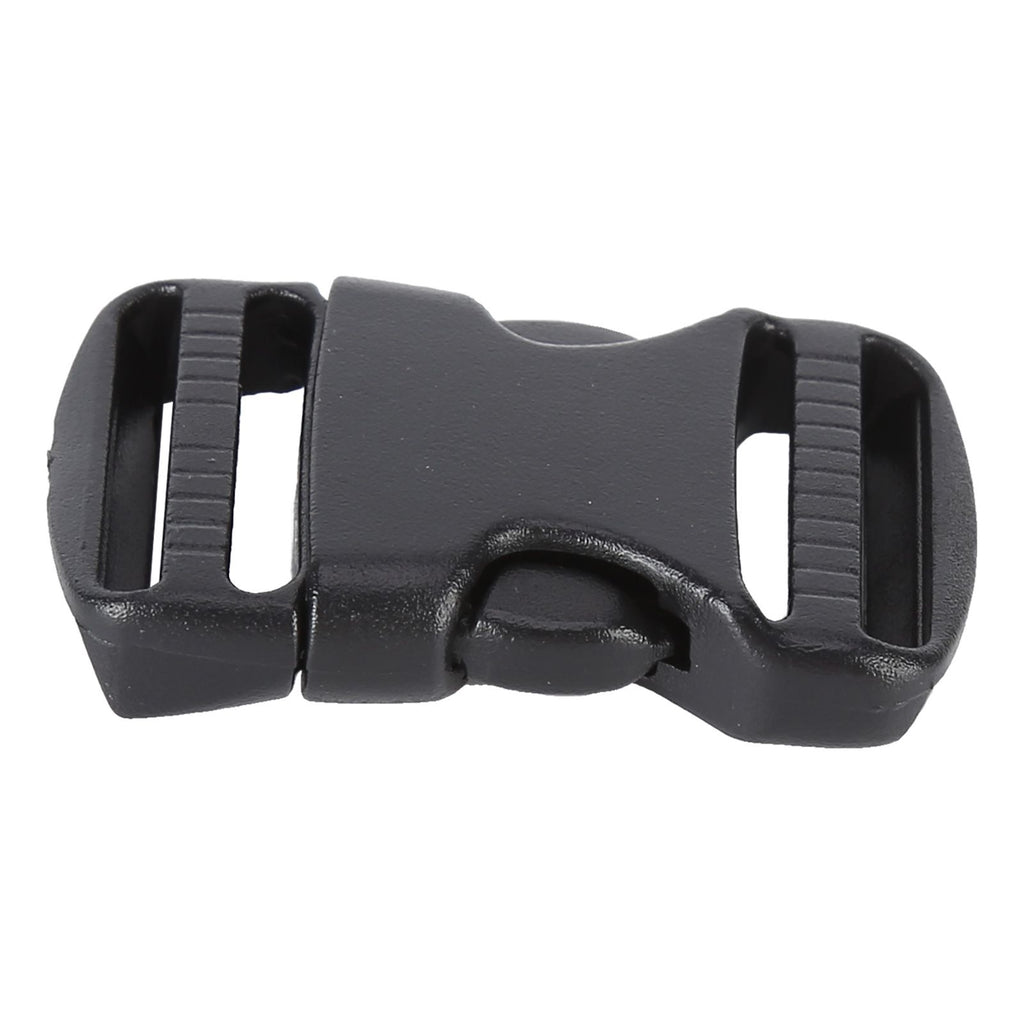 5Pcs Quick Release Buckle Plastic Dual Adjustable Strap Buckles Replacement DIY Craft for Backpack BlackFor 20mm Width Strap