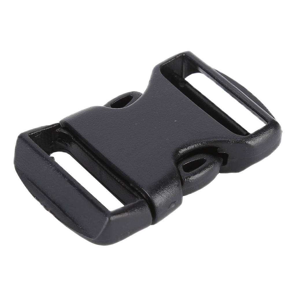 5Pcs Quick Release Buckle Plastic Dual Adjustable Strap Buckles Replacement DIY Craft for Backpack BlackFor 20mm Width Strap