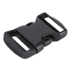 5Pcs Quick Release Buckle Plastic Dual Adjustable Strap Buckles Replacement DIY Craft for Backpack BlackFor 20mm Width Strap