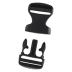 5Pcs Quick Release Buckle Plastic Dual Adjustable Strap Buckles Replacement DIY Craft for Backpack BlackFor 20mm Width Strap