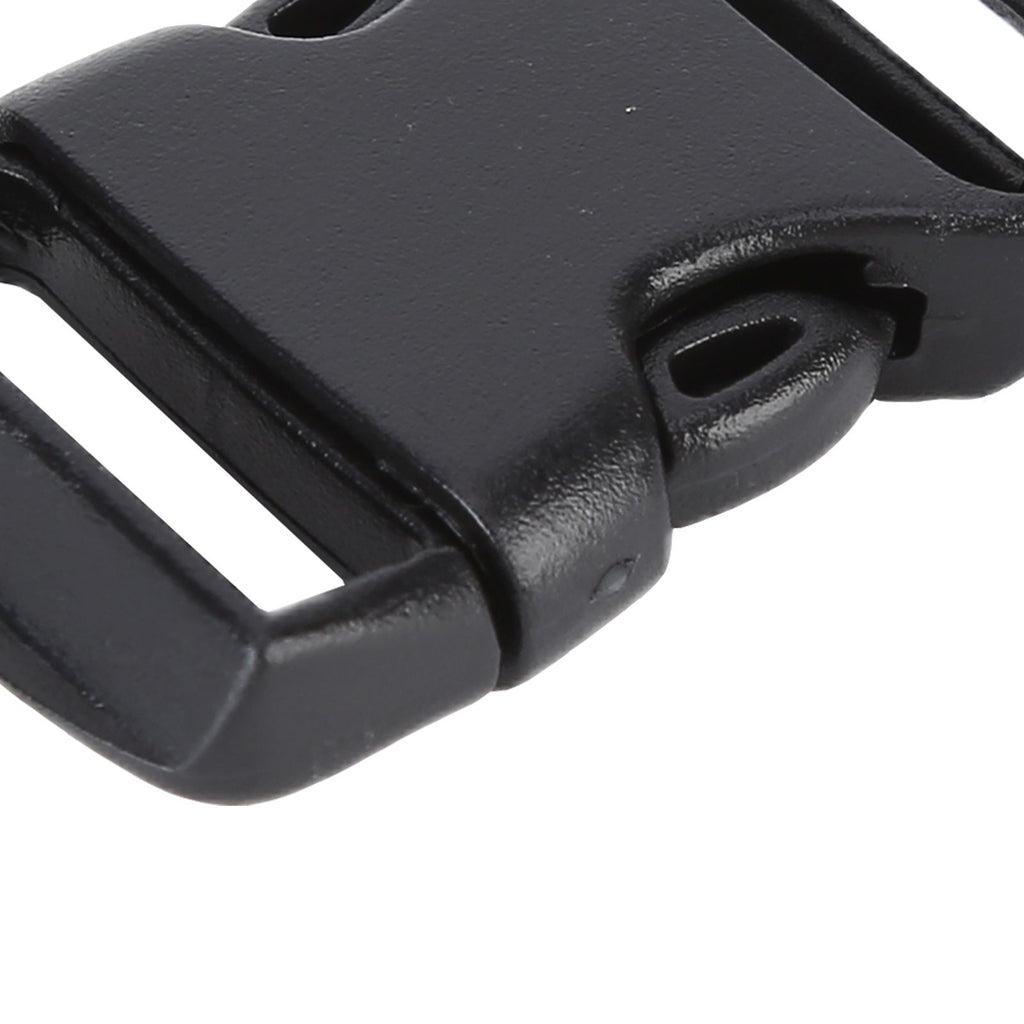 5Pcs Quick Release Buckle Plastic Dual Adjustable Strap Buckles Replacement DIY Craft for Backpack BlackFor 20mm Width Strap