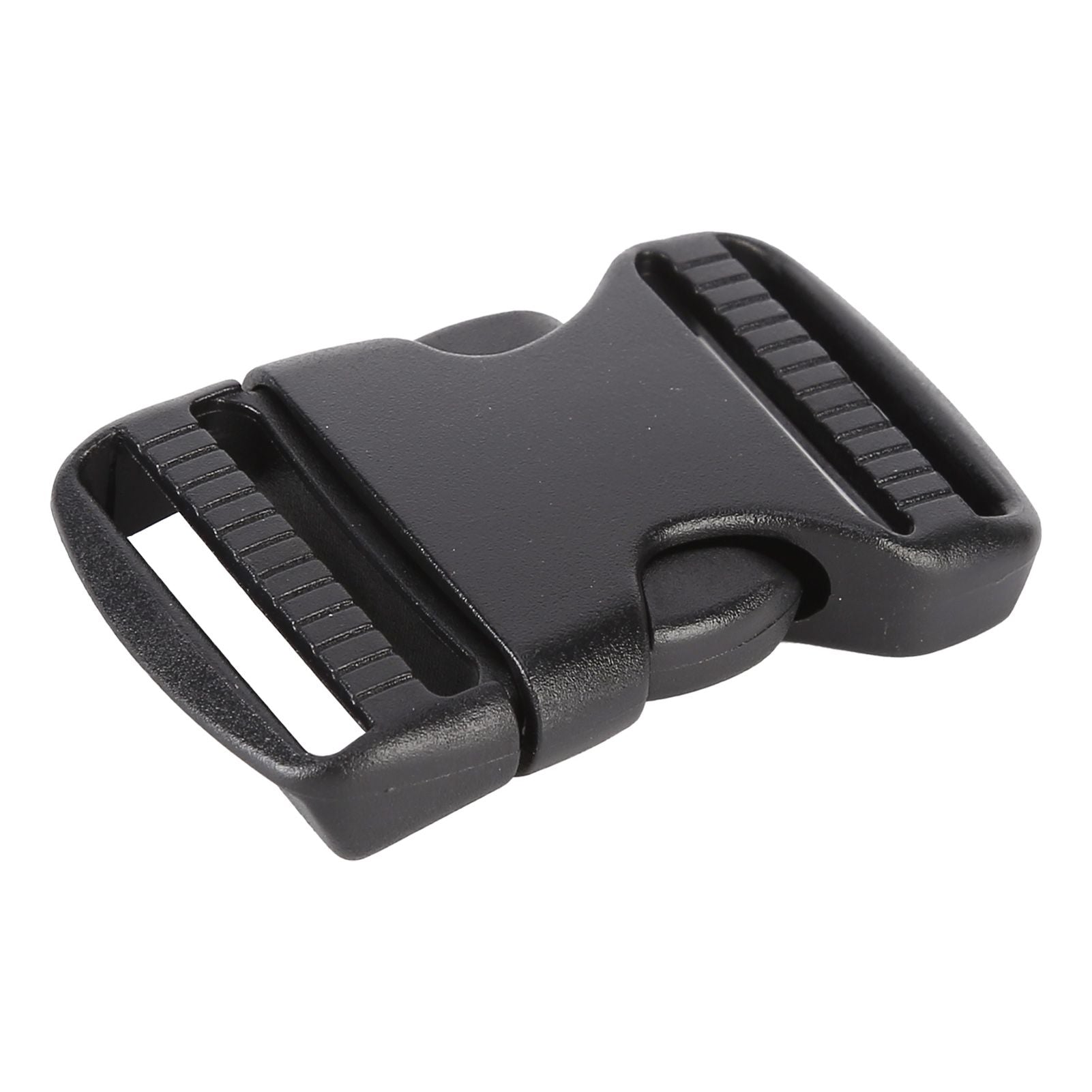 5Pcs Quick Release Buckle Plastic Dual Adjustable Strap Buckles Replacement DIY Craft for Backpack BlackFor 25mm Width Strap