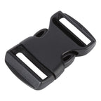 5Pcs Quick Release Buckle Plastic Dual Adjustable Strap Buckles Replacement DIY Craft for Backpack BlackFor 25mm Width Strap