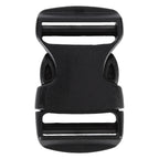 5Pcs Quick Release Buckle Plastic Dual Adjustable Strap Buckles Replacement DIY Craft for Backpack BlackFor 25mm Width Strap