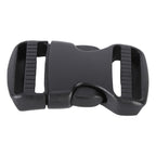 5Pcs Quick Release Buckle Plastic Dual Adjustable Strap Buckles Replacement DIY Craft for Backpack BlackFor 25mm Width Strap