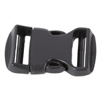 5Pcs Quick Release Buckle Plastic Dual Adjustable Strap Buckles Replacement DIY Craft for Backpack BlackFor 25mm Width Strap