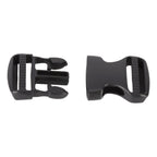 5Pcs Quick Release Buckle Plastic Dual Adjustable Strap Buckles Replacement DIY Craft for Backpack BlackFor 25mm Width Strap