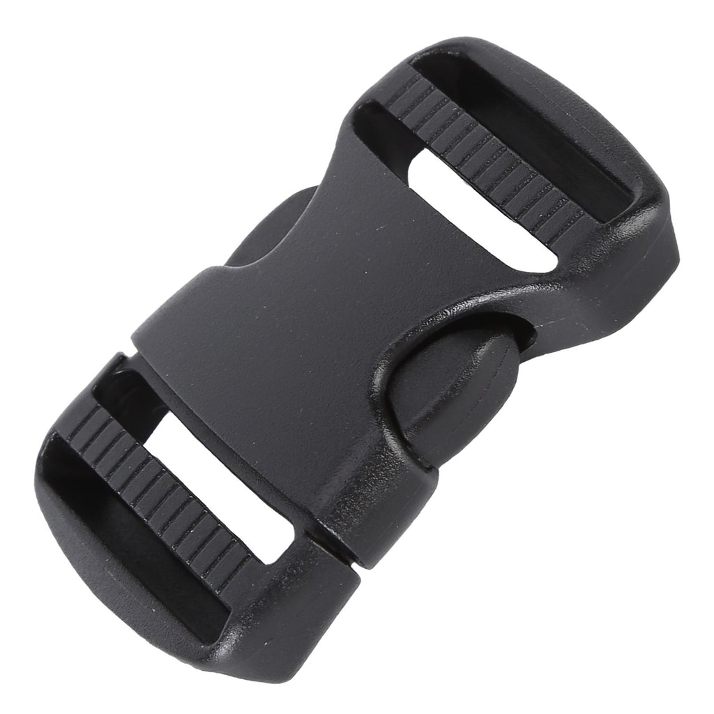 5Pcs Quick Release Buckle Plastic Dual Adjustable Strap Buckles Replacement DIY Craft for Backpack BlackFor 25mm Width Strap