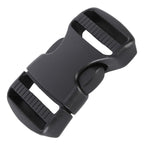 5Pcs Quick Release Buckle Plastic Dual Adjustable Strap Buckles Replacement DIY Craft for Backpack BlackFor 25mm Width Strap