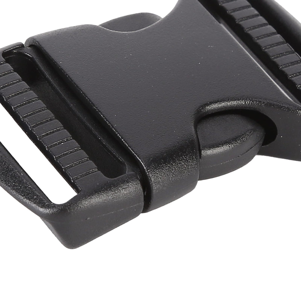 5Pcs Quick Release Buckle Plastic Dual Adjustable Strap Buckles Replacement DIY Craft for Backpack BlackFor 25mm Width Strap