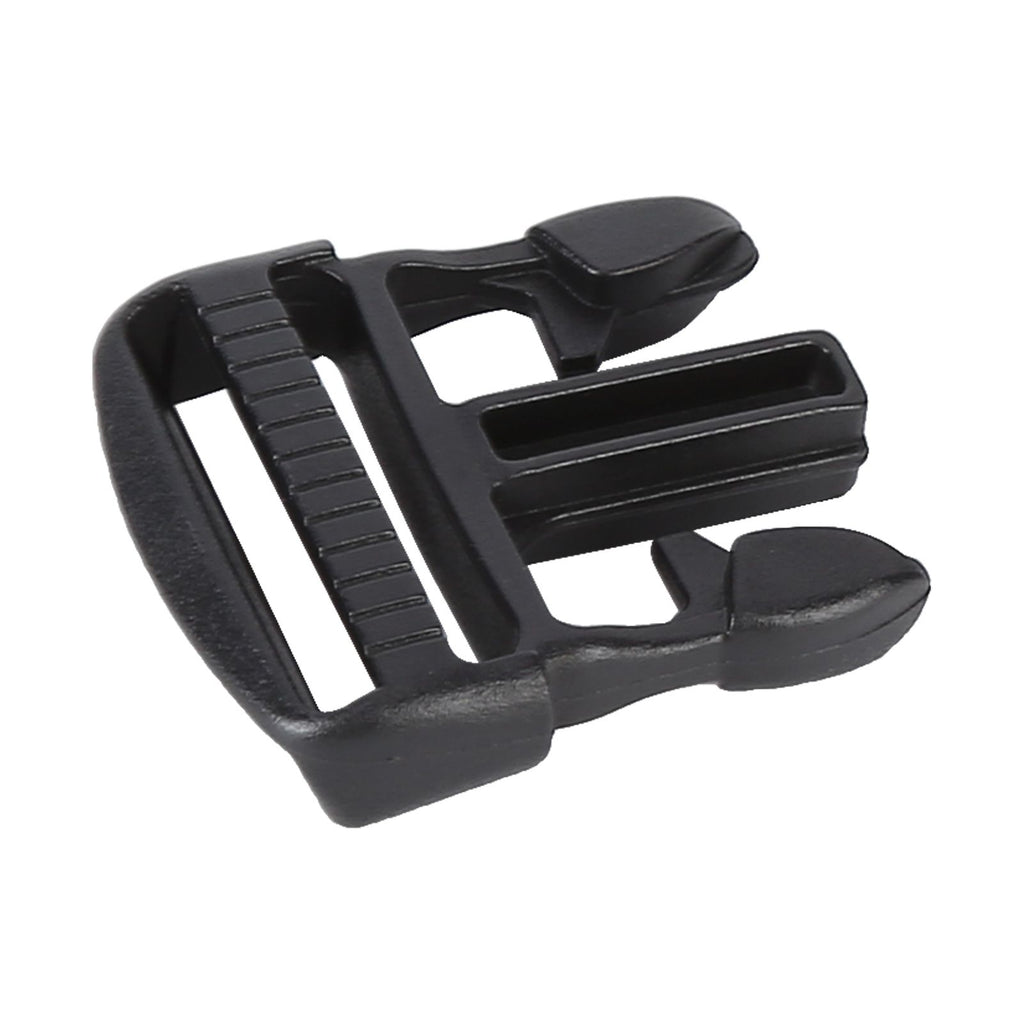 5Pcs Quick Release Buckle Plastic Dual Adjustable Strap Buckles Replacement DIY Craft for Backpack BlackFor 25mm Width Strap