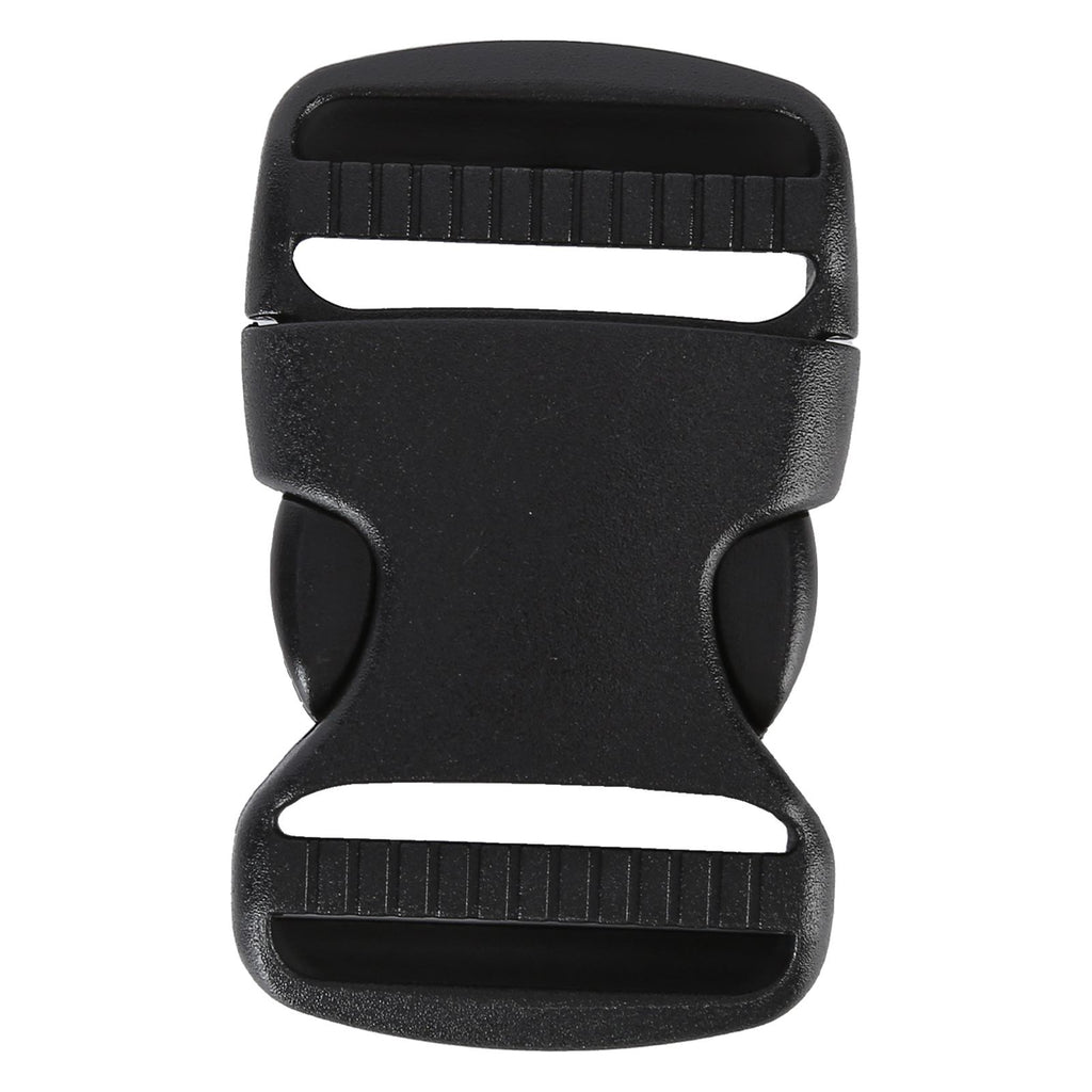 5Pcs Quick Release Buckle Plastic Dual Adjustable Strap Buckles Replacement DIY Craft for Backpack BlackFor 32mm Width Strap