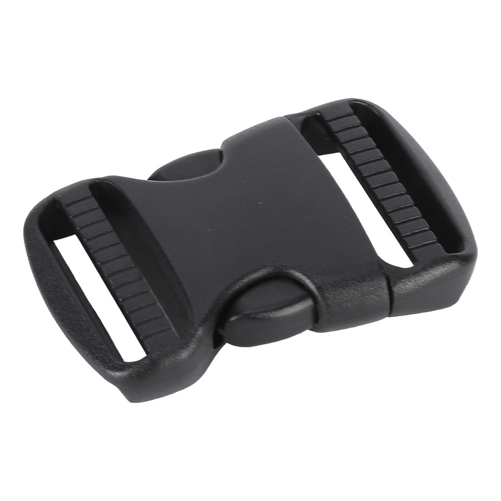 5Pcs Quick Release Buckle Plastic Dual Adjustable Strap Buckles Replacement DIY Craft for Backpack BlackFor 32mm Width Strap