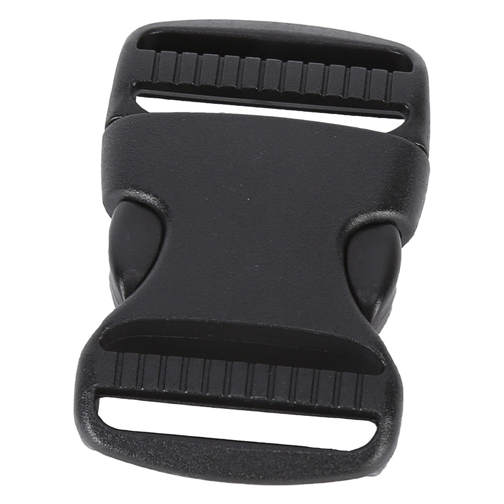 5Pcs Quick Release Buckle Plastic Dual Adjustable Strap Buckles Replacement DIY Craft for Backpack BlackFor 32mm Width Strap