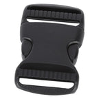 5Pcs Quick Release Buckle Plastic Dual Adjustable Strap Buckles Replacement DIY Craft for Backpack BlackFor 32mm Width Strap