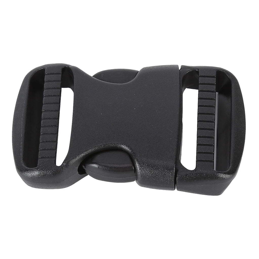 5Pcs Quick Release Buckle Plastic Dual Adjustable Strap Buckles Replacement DIY Craft for Backpack BlackFor 32mm Width Strap