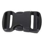 5Pcs Quick Release Buckle Plastic Dual Adjustable Strap Buckles Replacement DIY Craft for Backpack BlackFor 32mm Width Strap