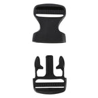 5Pcs Quick Release Buckle Plastic Dual Adjustable Strap Buckles Replacement DIY Craft for Backpack BlackFor 32mm Width Strap