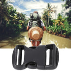 5Pcs Quick Release Buckle Plastic Dual Adjustable Strap Buckles Replacement DIY Craft for Backpack BlackFor 32mm Width Strap
