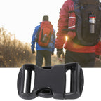 5Pcs Quick Release Buckle Plastic Dual Adjustable Strap Buckles Replacement DIY Craft for Backpack BlackFor 32mm Width Strap