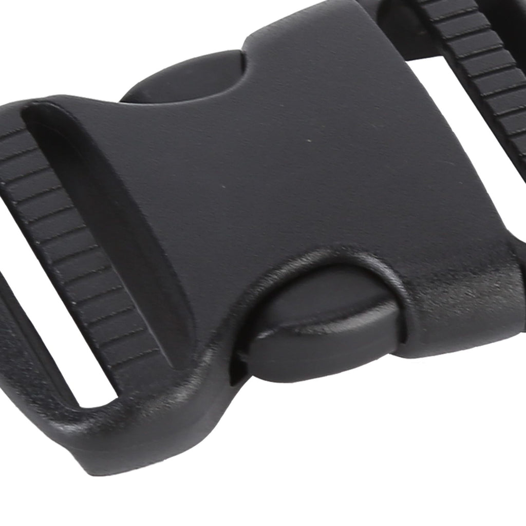 5Pcs Quick Release Buckle Plastic Dual Adjustable Strap Buckles Replacement DIY Craft for Backpack BlackFor 32mm Width Strap