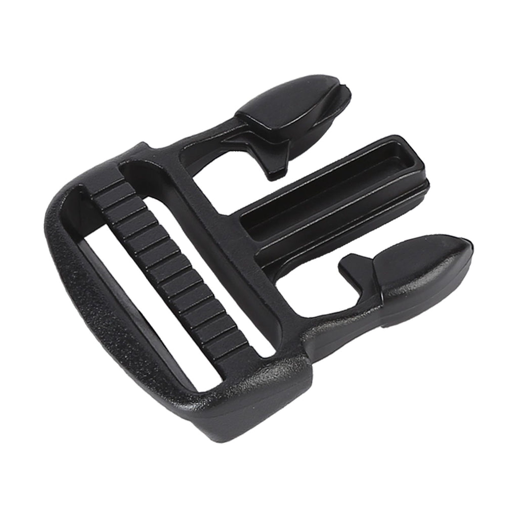 5Pcs Quick Release Buckle Plastic Dual Adjustable Strap Buckles Replacement DIY Craft for Backpack BlackFor 32mm Width Strap