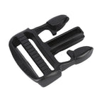 5Pcs Quick Release Buckle Plastic Dual Adjustable Strap Buckles Replacement DIY Craft for Backpack BlackFor 32mm Width Strap