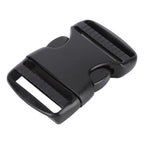 5Pcs Quick Release Buckle Plastic Dual Adjustable Strap Buckles Replacement DIY Craft for Backpack BlackFor 38mm Width Strap