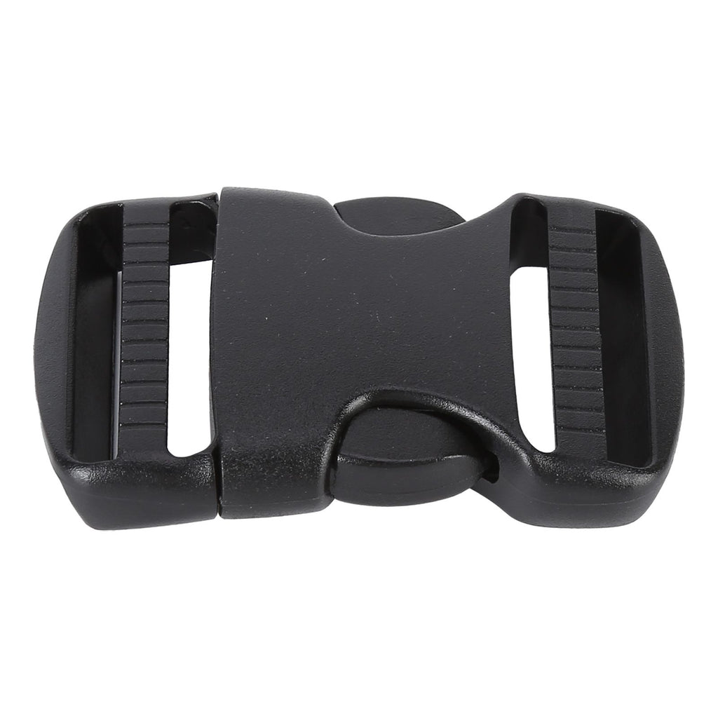 5Pcs Quick Release Buckle Plastic Dual Adjustable Strap Buckles Replacement DIY Craft for Backpack BlackFor 38mm Width Strap