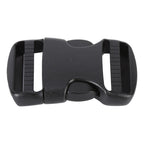 5Pcs Quick Release Buckle Plastic Dual Adjustable Strap Buckles Replacement DIY Craft for Backpack BlackFor 38mm Width Strap
