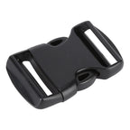 5Pcs Quick Release Buckle Plastic Dual Adjustable Strap Buckles Replacement DIY Craft for Backpack BlackFor 38mm Width Strap
