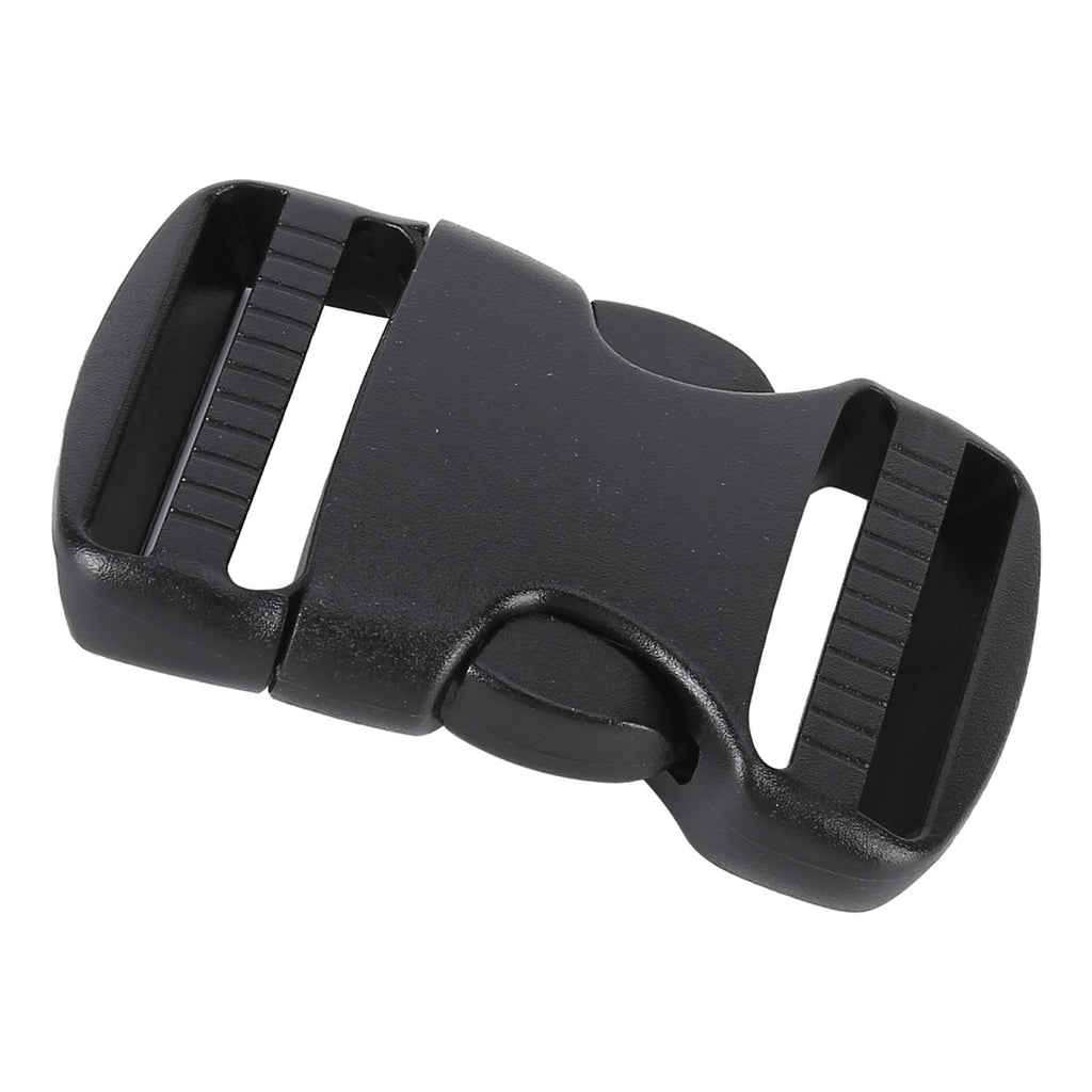5Pcs Quick Release Buckle Plastic Dual Adjustable Strap Buckles Replacement DIY Craft for Backpack BlackFor 38mm Width Strap
