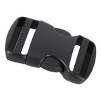 5Pcs Quick Release Buckle Plastic Dual Adjustable Strap Buckles Replacement DIY Craft for Backpack BlackFor 38mm Width Strap
