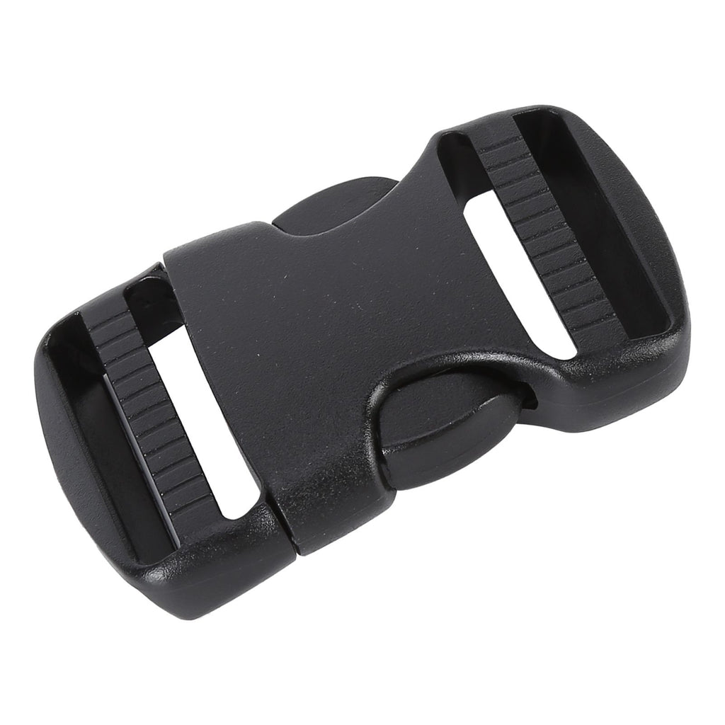 5Pcs Quick Release Buckle Plastic Dual Adjustable Strap Buckles Replacement DIY Craft for Backpack BlackFor 38mm Width Strap