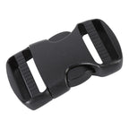 5Pcs Quick Release Buckle Plastic Dual Adjustable Strap Buckles Replacement DIY Craft for Backpack BlackFor 38mm Width Strap