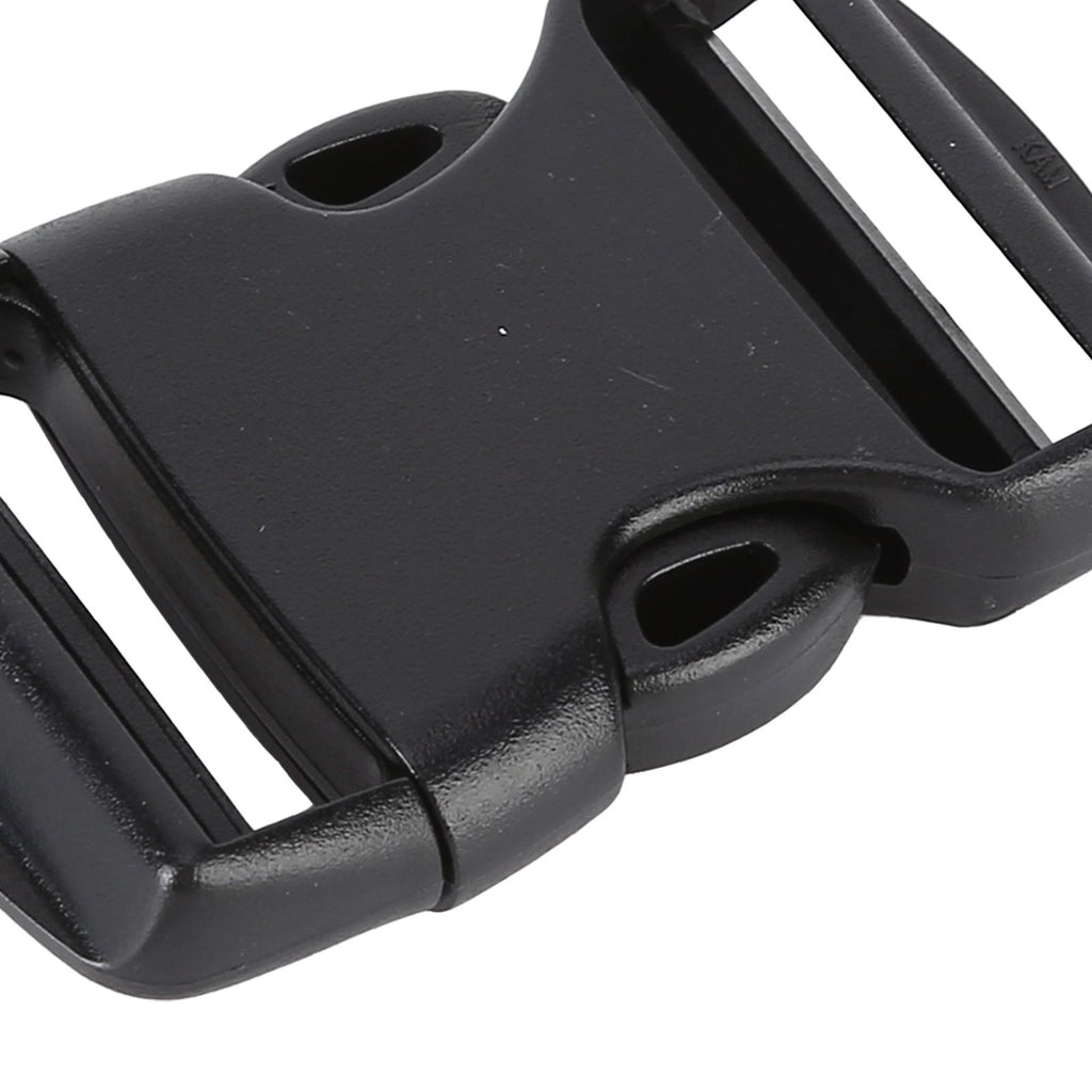 5Pcs Quick Release Buckle Plastic Dual Adjustable Strap Buckles Replacement DIY Craft for Backpack BlackFor 38mm Width Strap