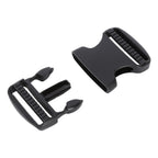 5Pcs Quick Release Buckle Plastic Dual Adjustable Strap Buckles Replacement DIY Craft for Backpack BlackFor 50mm Width Strap