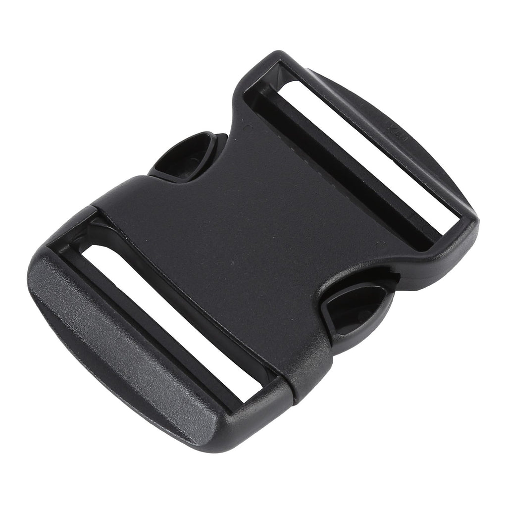 5Pcs Quick Release Buckle Plastic Dual Adjustable Strap Buckles Replacement DIY Craft for Backpack BlackFor 50mm Width Strap