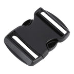 5Pcs Quick Release Buckle Plastic Dual Adjustable Strap Buckles Replacement DIY Craft for Backpack BlackFor 50mm Width Strap
