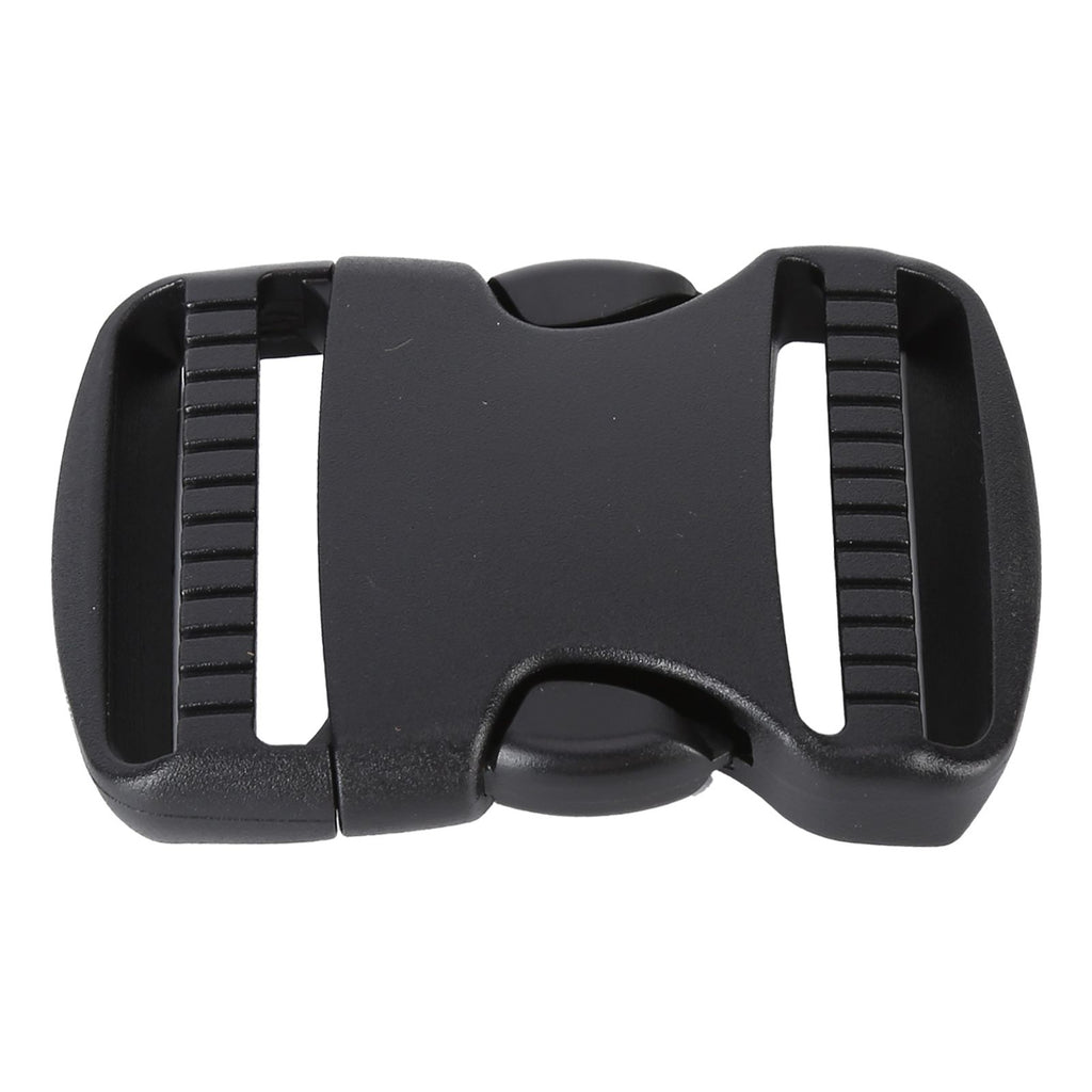 5Pcs Quick Release Buckle Plastic Dual Adjustable Strap Buckles Replacement DIY Craft for Backpack BlackFor 50mm Width Strap