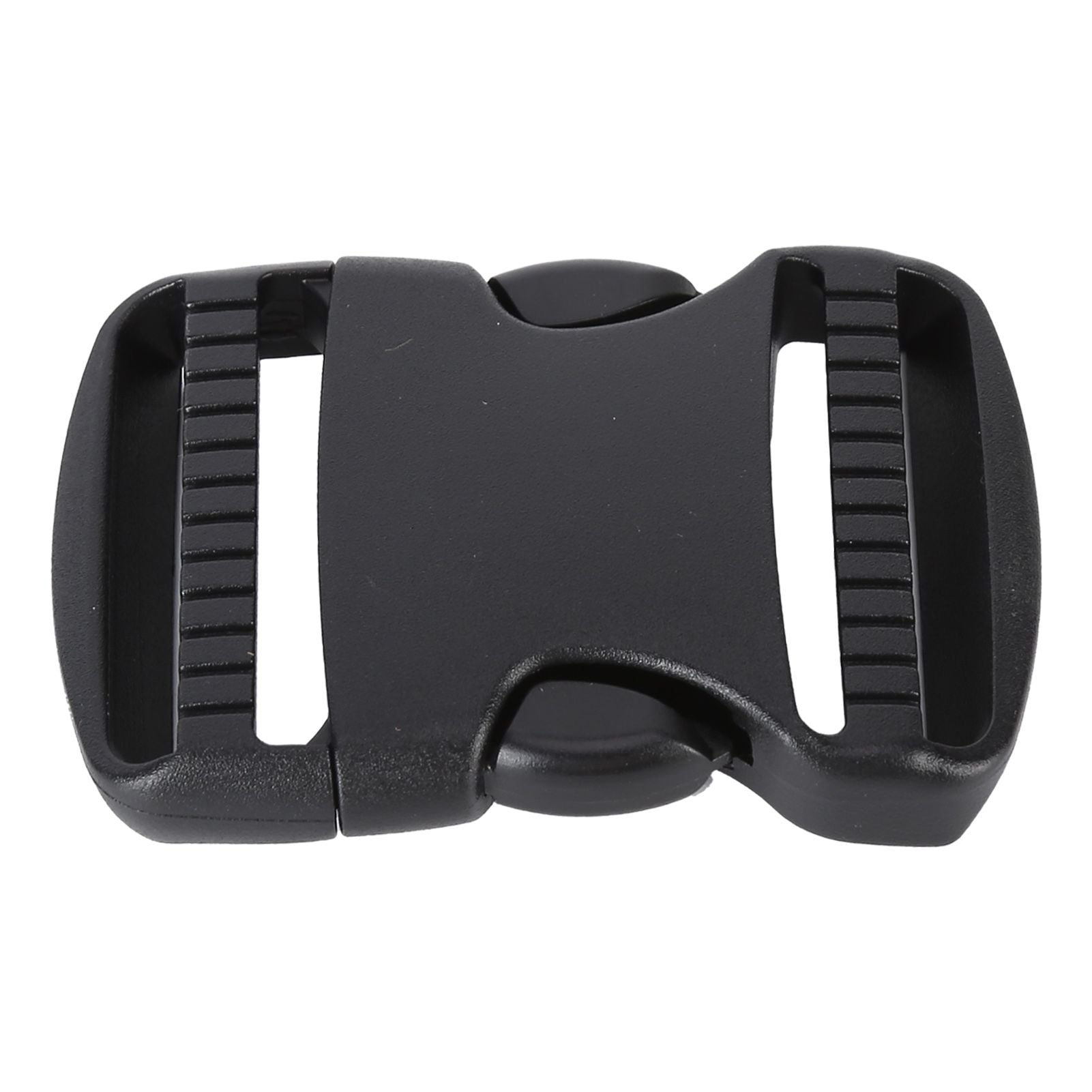 5Pcs Quick Release Buckle Plastic Dual Adjustable Strap Buckles Replacement DIY Craft for Backpack BlackFor 50mm Width Strap