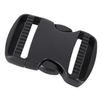 5Pcs Quick Release Buckle Plastic Dual Adjustable Strap Buckles Replacement DIY Craft for Backpack BlackFor 50mm Width Strap