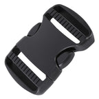 5Pcs Quick Release Buckle Plastic Dual Adjustable Strap Buckles Replacement DIY Craft for Backpack BlackFor 50mm Width Strap
